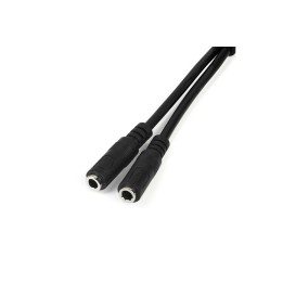 Startech Cavo sdoppiatore auricolare Jack - 3,5mm Maschio a 2 Femmine - Ripartit (MUYHSMFF)