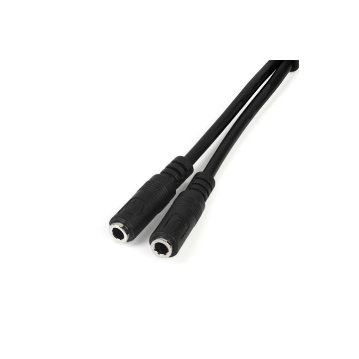 Startech Cavo sdoppiatore auricolare Jack - 3,5mm Maschio a 2 Femmine - Ripartit (MUYHSMFF)