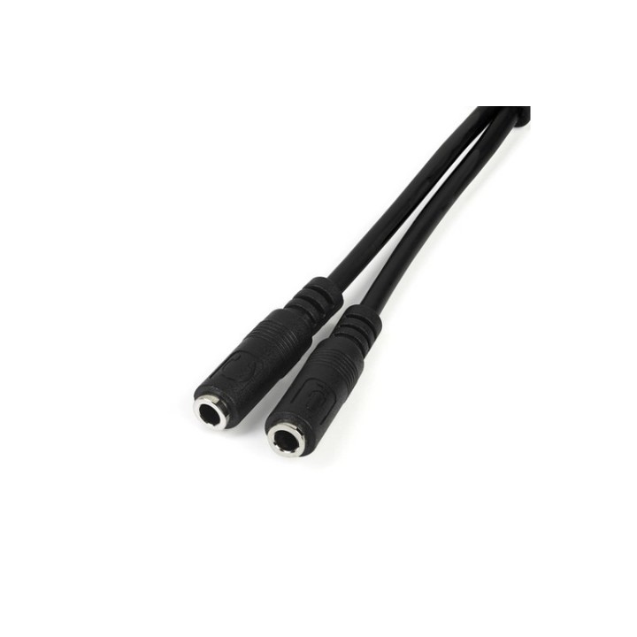 Startech Cavo sdoppiatore auricolare Jack - 3,5mm Maschio a 2 Femmine - Ripartit (MUYHSMFF)