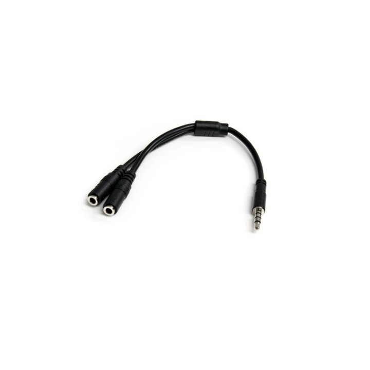 Startech Cavo sdoppiatore auricolare Jack - 3,5mm Maschio a 2 Femmine - Ripartit (MUYHSMFF)