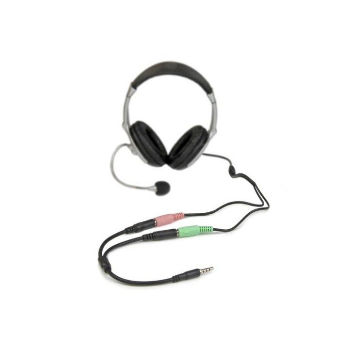 Startech Cavo sdoppiatore auricolare Jack - 3,5mm Maschio a 2 Femmine - Ripartit (MUYHSMFF)