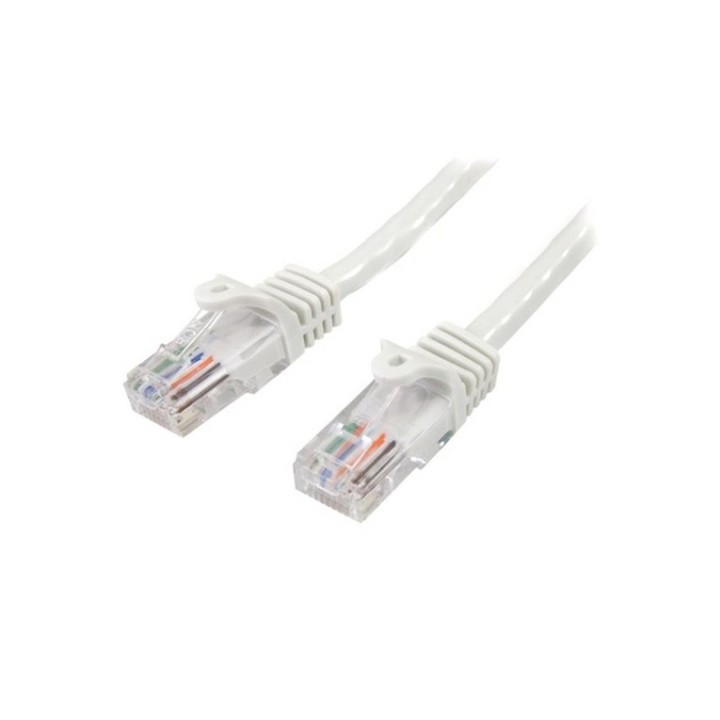 Startech Cavo di Rete da 10m Bianco Cat5e Ethernet RJ45 Antigroviglio - Cavo Pat (45PAT10MWH)