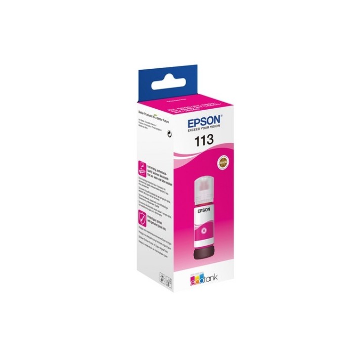 Epson EcoTank 113 - 70 ml - magenta - originale - ricarica inchiostro - per EcoT (C13T06B340)