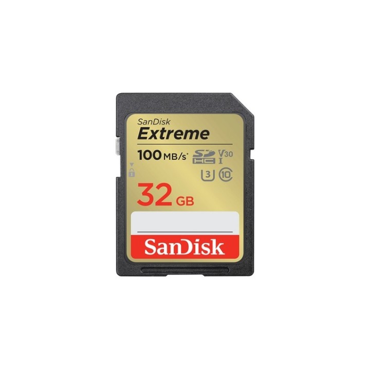 SanDisk Extreme PLUS - Scheda di memoria flash - 32 GB - UHS-I U3 / Class10 - UH (SDSDXWT-032G-GNCIN)