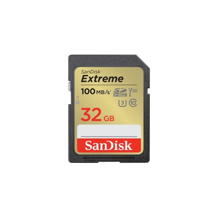 SanDisk Extreme PLUS - Scheda di memoria flash - 32 GB - UHS-I U3 / Class10 - UH (SDSDXWT-032G-GNCIN)