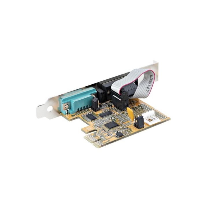 Startech Scheda Seriale PCIe a 2x RS232 DB9, 16C1050 UART / COM - Scheda seriale (21050-PC-SERIAL-CARD)