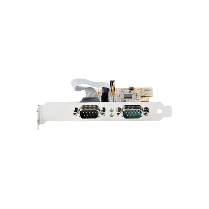 Startech Scheda Seriale PCIe a 2x RS232 DB9, 16C1050 UART / COM - Scheda seriale (21050-PC-SERIAL-CARD)