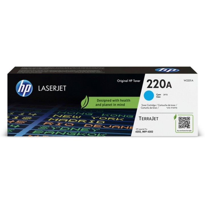 HP 220A - Ciano - originale - LaserJet - cartuccia toner (W2201A) - per Color La