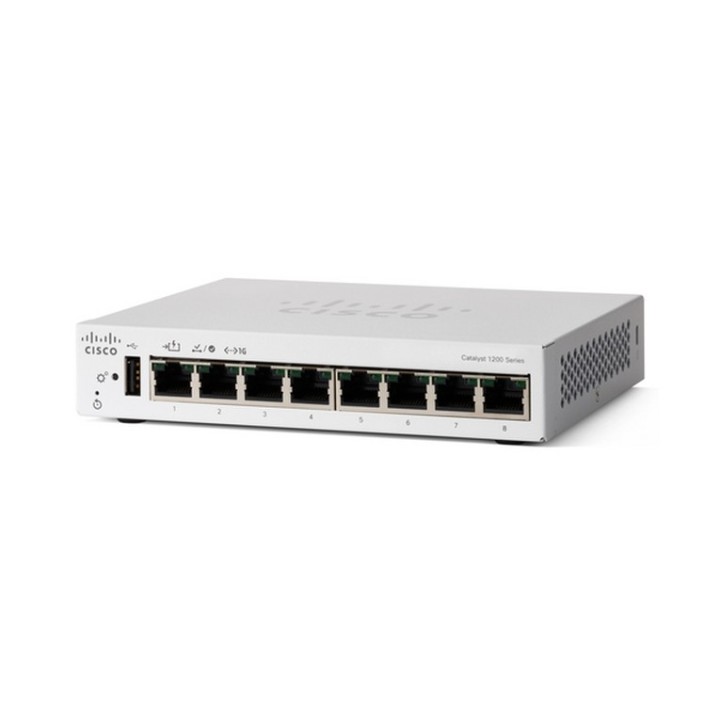 Cisco Catalyst 1200-8T-D - Switch - Ethernet Gigabit - L3 - intelligente - 8 x 1 (C1200-8T-D)