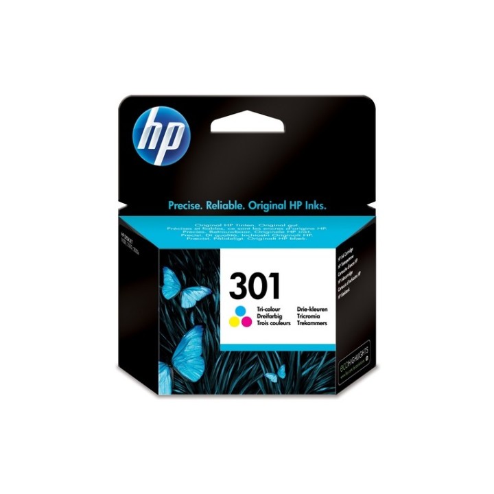 HP 301 - 3 ml - colore (ciano, magenta, giallo) - originale - cartuccia d'inchio