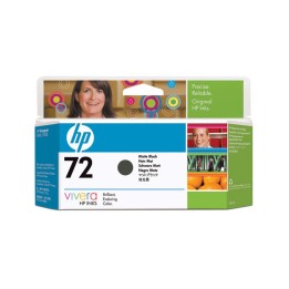 Cartuccia ink HP 72 nero opaco, da 130 ml con inchiostro HP Vivera