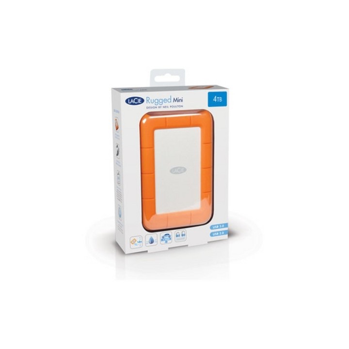 LaCie Rugged Mini - HDD - 2 TB - esterno (portatile) - USB 3.0