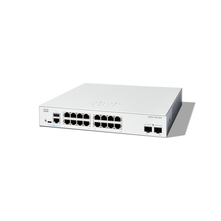 Cisco Catalyst 1300-16T-2G - Switch - L3 - gestito - 16 x 10/100/1000Base-T + 2 (C1300-16T-2G)