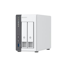QNAP TS-216G - Server NAS - 2 alloggiamenti - SATA 6Gb/s - RAID JBOD, 0, 1 - RAM