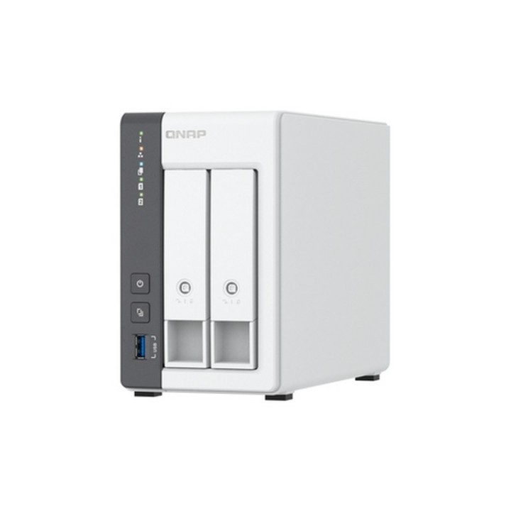 QNAP TS-216G - Server NAS - 2 alloggiamenti - SATA 6Gb/s - RAID JBOD, 0, 1 - RAM