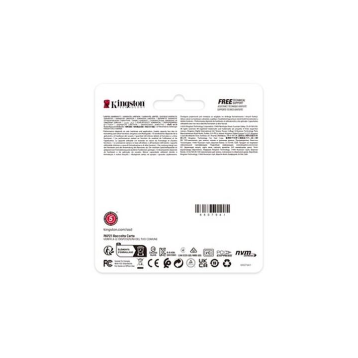 Kingston NV3 - SSD - 1 TB - interno - M.2 2230 - PCIe 4.0 x4 (NVMe)