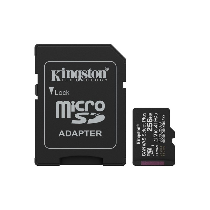 Kingston Canvas Select Plus - Scheda di memoria flash (adattatore a SD in dotazi