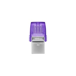 Kingston DataTraveler microDuo 3C - Chiavetta USB - 128 GB - USB 3.2 Gen 1 / USB