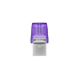 Kingston DataTraveler microDuo 3C - Chiavetta USB - 64 GB - USB 3.2 Gen 1 / USB- (DTDUO3CG3/64GB)