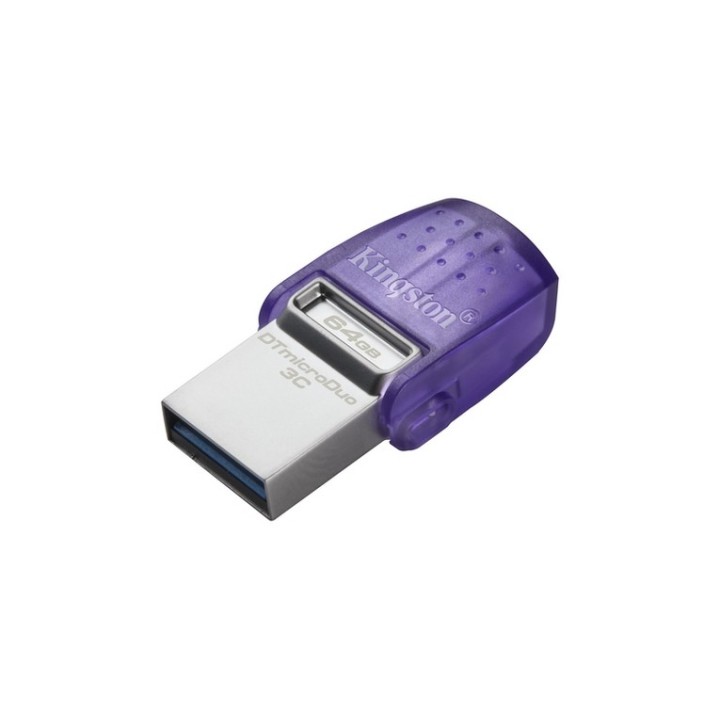 Kingston DataTraveler microDuo 3C - Chiavetta USB - 64 GB - USB 3.2 Gen 1 / USB- (DTDUO3CG3/64GB)