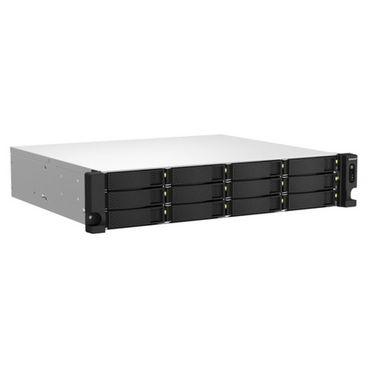 QNAP TS-1264U-RP - Server NAS - 12 alloggiamenti - montabile in rack - SATA 6Gb/