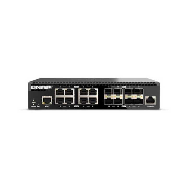 QNAP QSW-M3216R-8S8T - Switch - gestito - 8 x 100/1000/2.5G/5G/10GBase-T + 8 x 1