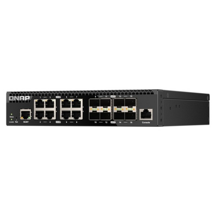 QNAP QSW-M3216R-8S8T - Switch - gestito - 8 x 100/1000/2.5G/5G/10GBase-T + 8 x 1