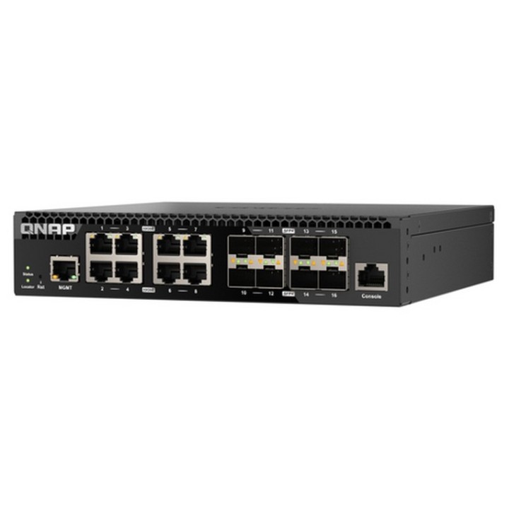 QNAP QSW-M3216R-8S8T - Switch - gestito - 8 x 100/1000/2.5G/5G/10GBase-T + 8 x 1