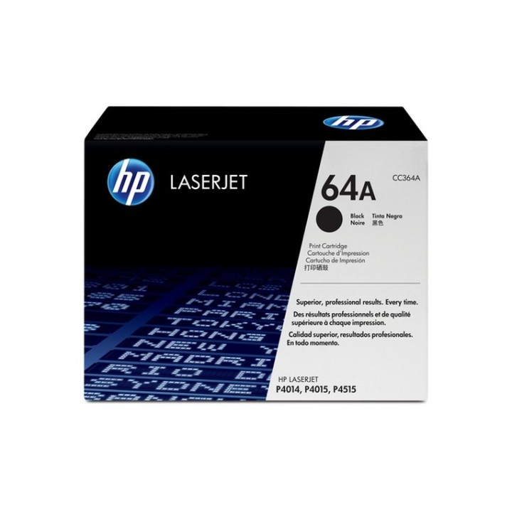 Cartuccia di stampa nera HP LaserJet CC364A con tecnologia Smart Printing (CC364A)