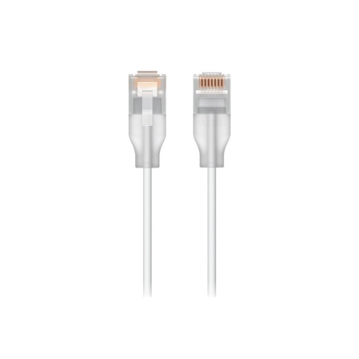 Ubiquiti UniFi - Cavo patch - RJ-45 (M) a RJ-45 (M) - 1 m - 2.5 mm - CAT 6 - sta (UACC-CABLE-PATCH-EL-1M-W)
