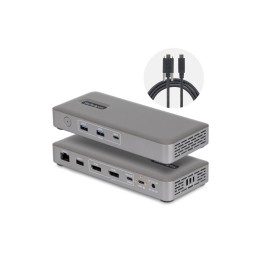 Startech - Docking station - USB4 / Thunderbolt 4 / Thunderbolt 5 - 2 x DP - 1Gb (208UE-USB4-DOCK)