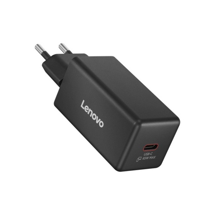 Lenovo - Alimentatore - GaN - 65 watt (USB-C) - nero - Europa - per ThinkPad T16 (40AW65WBEU)