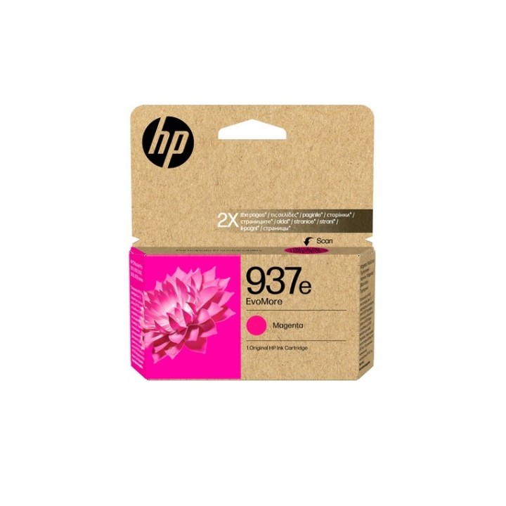 HP 937e EvoMore - 20 ml - magenta - originale - Officejet - cartuccia d'inchiost (4S6W7NELS1)