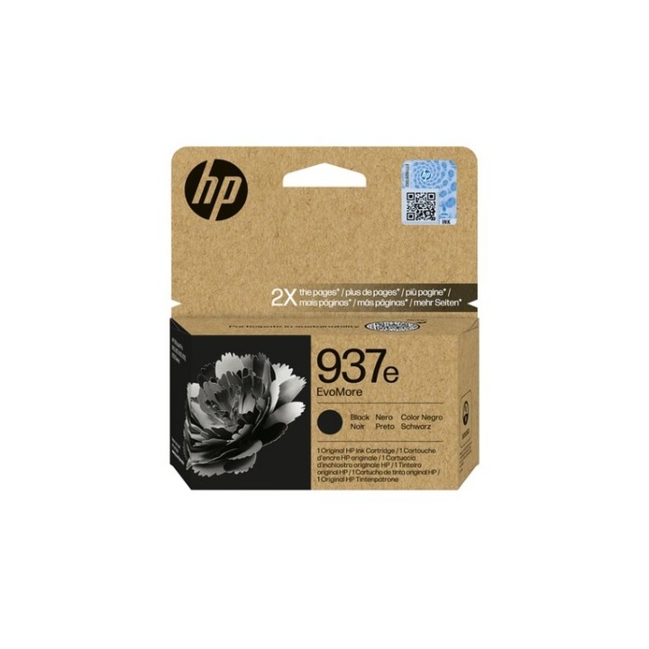 HP 937e EvoMore - 53 ml - nero - originale - Officejet - cartuccia d'inchiostro  (4S6W9NELS1)