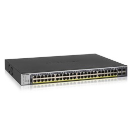NETGEAR Smart GS752TP - Switch - L3 Lite - intelligente - 8 x 10/100/1000 (PoE+) (GS752TP-300EUS)