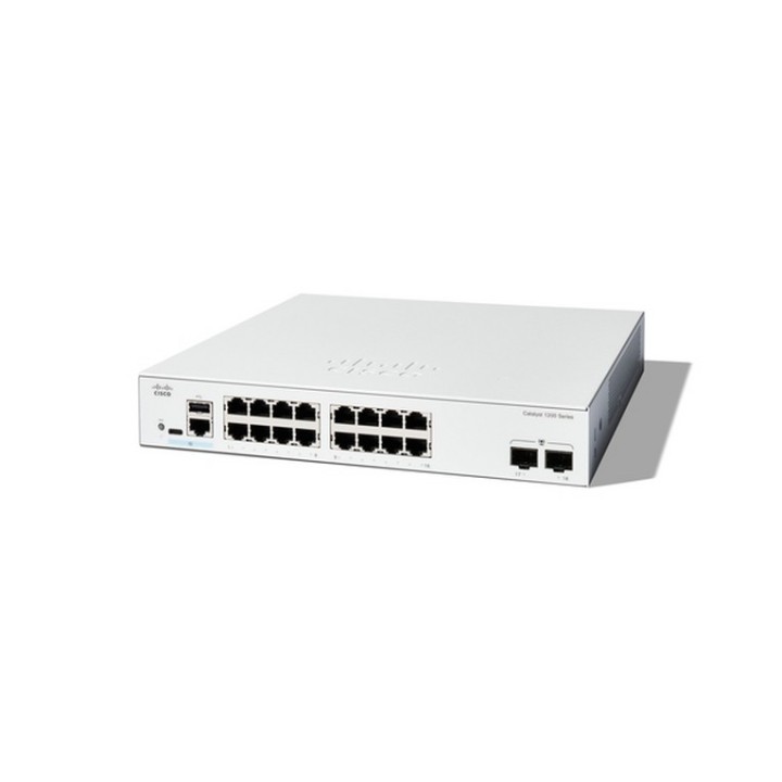 Cisco Catalyst 1200-16T-2G - Switch - L3 - intelligente - 16 x 10/100/1000 + 2 x (C1200-16T-2G)