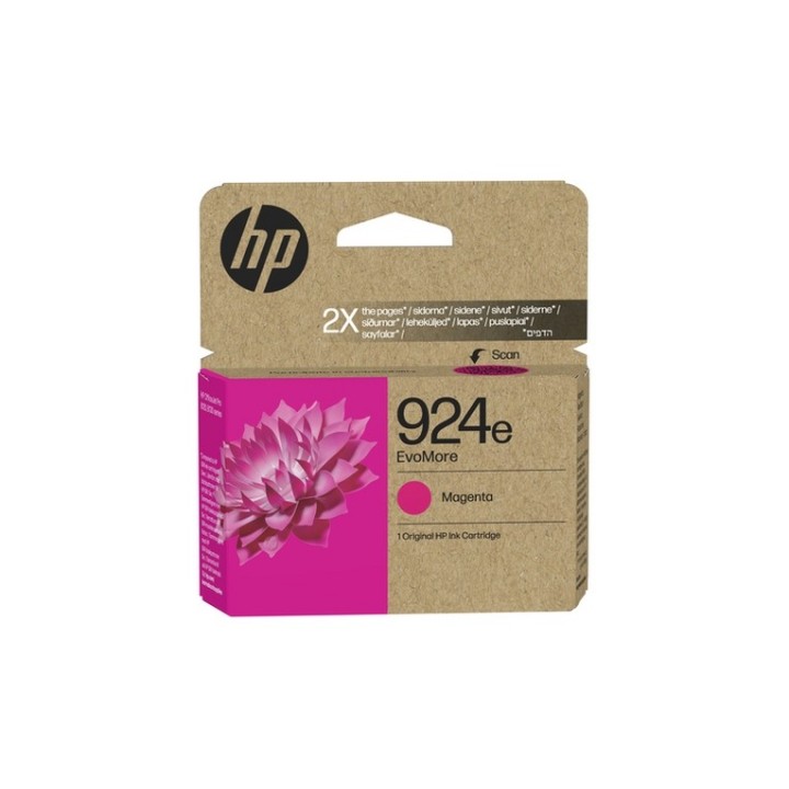 HP 924e EvoMore - 10 ml - magenta - originale - Officejet - cartuccia d'inchiost (4K0U8NELS1)