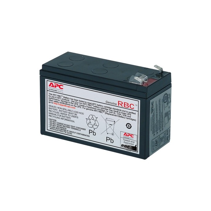 APC Replacement Battery Cartridge #2 - Batteria UPS - 1 batteria x - Piombo - nero - per P/N: AP250, BE550-KR, BK500IACH, BP300