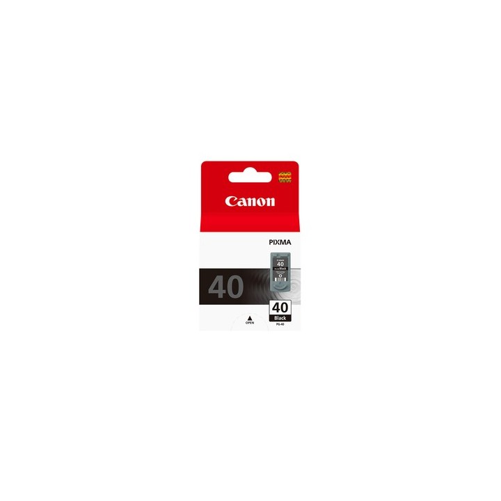 Canon PG-40BK - 16 ml - Alta resa - pigmento nero - originale - cartuccia d'inchiostro - per FAX JX210, PIXMA iP1800, iP1900, i