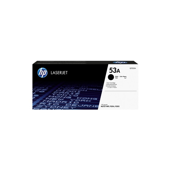 Toner nero, Q7553A per HP LJ P2015, fino a 3000 pagine