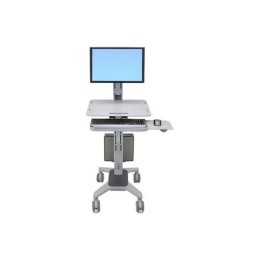 Ergotron carrello monitor WorkFit-C LD workstation scrivania sit-stand scrivania regolabile ergonomico