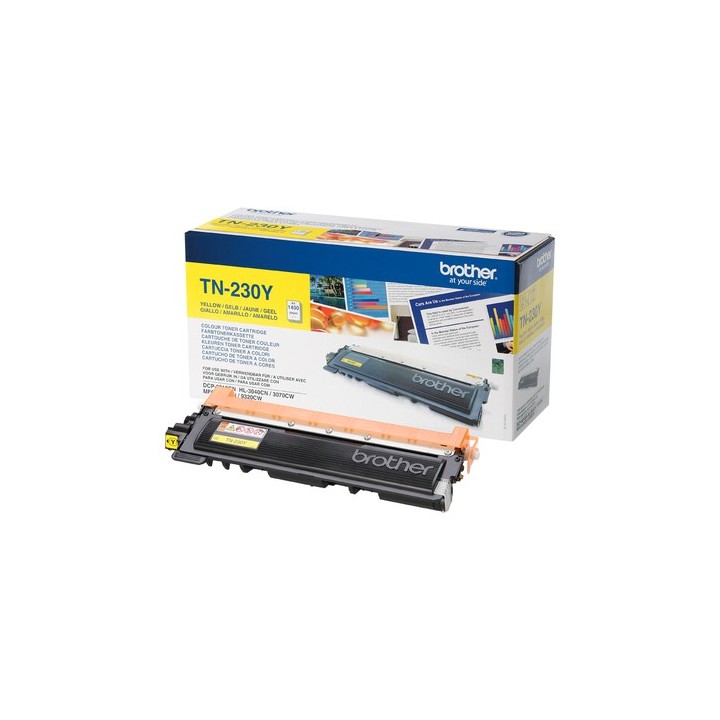 Brother TN230Y - Giallo - originale - cartuccia toner - per Brother DCP-9010CN, HL-3040CN, HL-3040CW, HL-3070CW, MFC-9120CN, MF