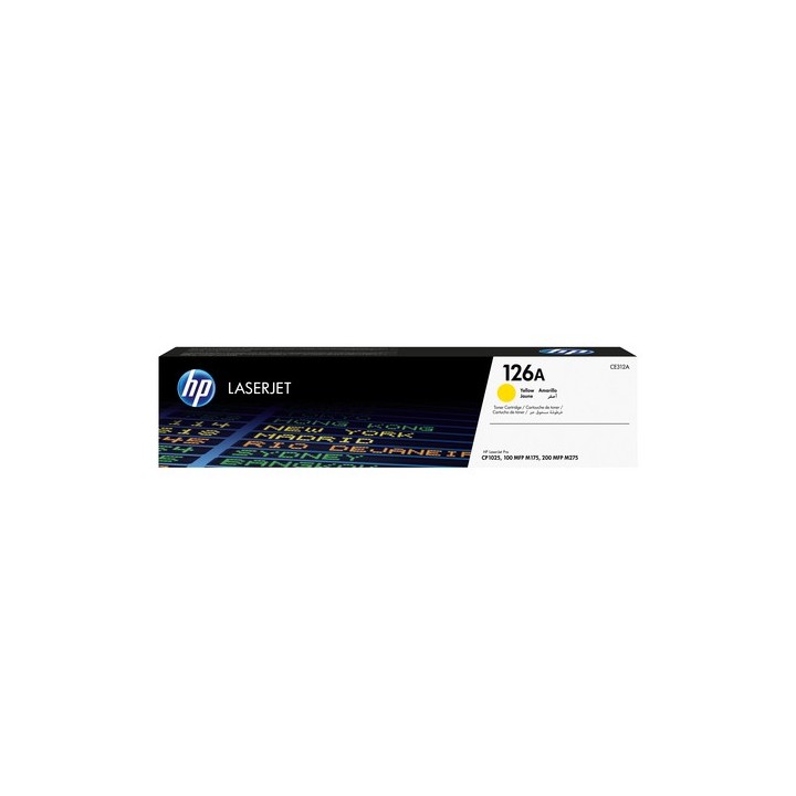HP 126A - Giallo - originale - LaserJet - cartuccia toner (CE312A) - per Color LaserJet Pro CP1025, LaserJet Pro MFP M175, TopS