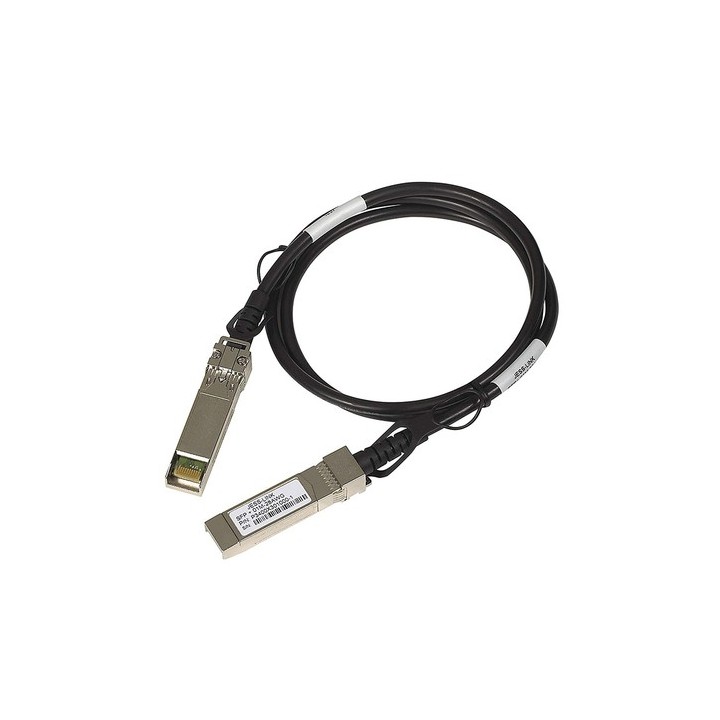 Cavo in rame della lunghezza di 1 m. di tipo passivo con terminazioni SFP+ a 10Gbit- Per il collegamento diretto sugli slot SFP