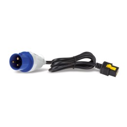 APC - Cavo di alimentazione - IEC 60309 16A (M) a IEC 60320 C19 - 16 A - 3 m - chiusura aggancio - nero - per P/N: SMT2200I-AR,