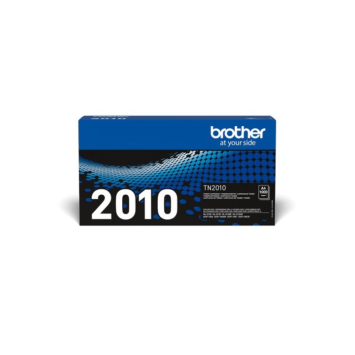 Brother TN2010 - Nero - originale - cartuccia toner - per Brother DCP-7055, DCP-7055W, DCP-7057, DCP-7057E, HL-2130, HL-2132, H