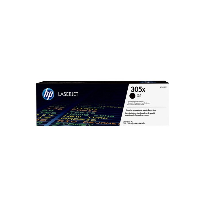 HP 305X - Alta resa - nero - originale - LaserJet - cartuccia toner (CE410X) - per LaserJet Pro 300 M351, 400 M451, MFP M375, M