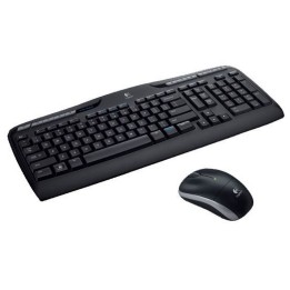 Logitech Wireless Combo MK330 - Set mouse e tastiera - senza fili - 2.4 GHz - USA Internazionale - nero