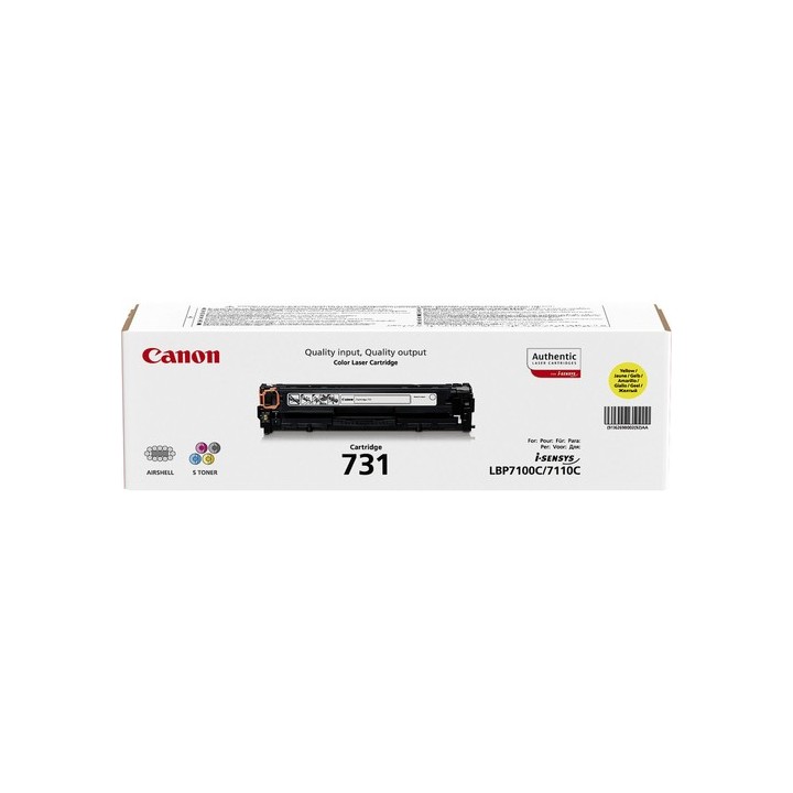 Canon 731 Y - Giallo - originale - cartuccia toner - per i-SENSYS MF623Cn, MF628Cw