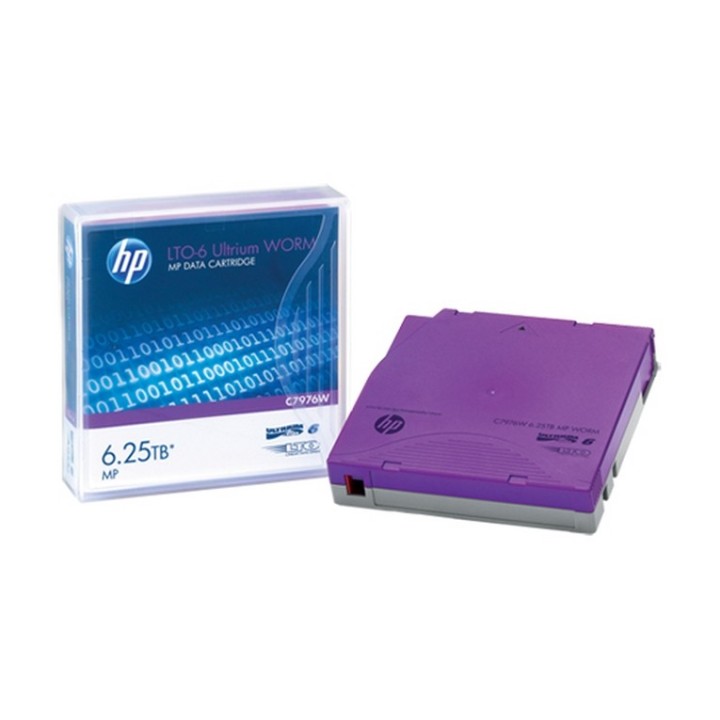 HPE - LTO Ultrium WORM 6 - 2.5 TB / 6.25 TB - etichette scrivibili - viola - per StorageWorks SAS Rack-Mount Kit